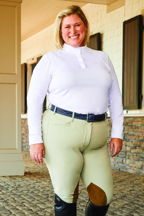 R.J. Classics Gracie Plus-Size Knee-Patch Breech