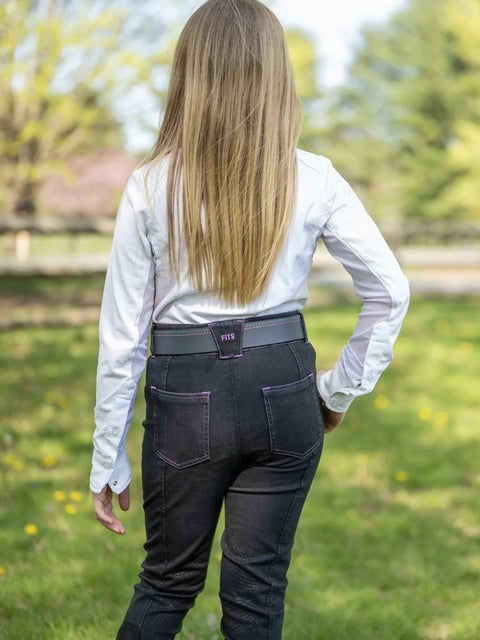 FITS® Girls’ Denim Tread Knee-Patch Breech