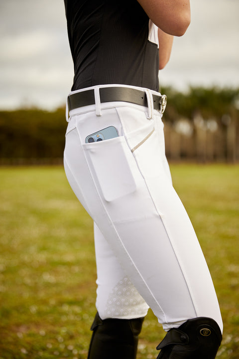 Ariat® Ladies’ Tri Factor Grace Knee-Patch Breech - Knee Patch Breeches