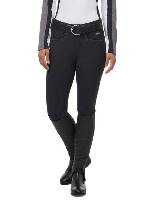 Kerrits® Ladies’ K-Flex™ Knee-Patch Breech - Black / 24 - Knee Patch Breeches