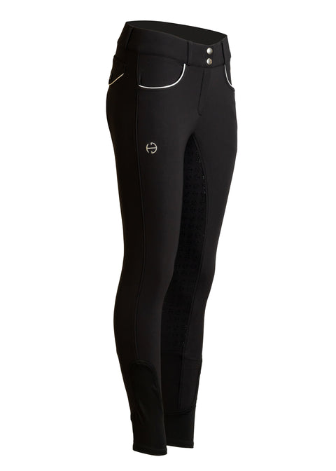 Halter Ego® Evolution Full-Seat Breech - Black/Silver / 24 - Full Seat Breeches