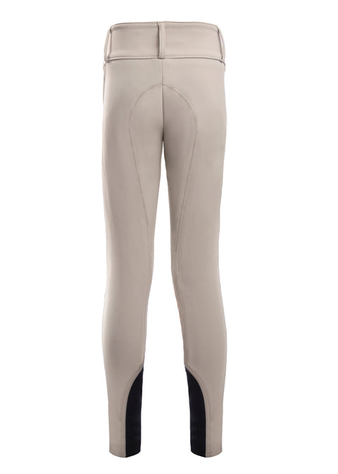 THE TAILORED SPORTSMAN™ Girls' Front-Zip Knee-Patch Breech