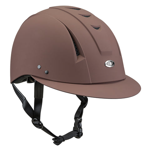 IRH® Equi-Pro Helmet with Sun Visor - Matte Brown / S/M 6 1/2-6 7/8 - Helmets