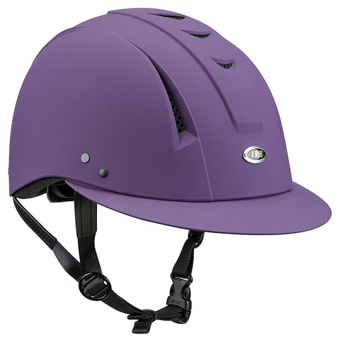 IRH® Equi-Pro Helmet with Sun Visor - Matte Purple / S/M 6 1/2-6 7/8 - Helmets