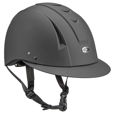 IRH® Equi-Pro Helmet with Sun Visor - Matte Black / S/M 6 1/2-6 7/8 - Helmets