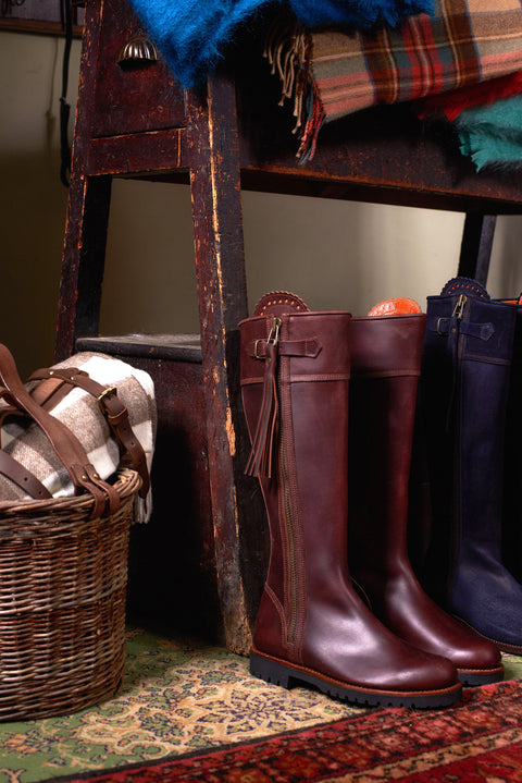 Penelope Chilvers Ladies’ Tassel Boot with Long Shaft Length