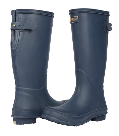 Noble Equestrian™ Ladies’ Perfect Fit Wellies - Navy / 6 - Muck & Rubber Footwear