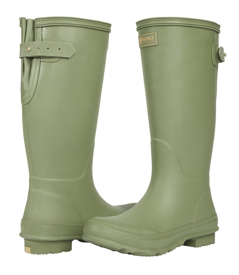 Noble Equestrian™ Ladies’ Perfect Fit Wellies - Loden / 6 - Muck & Rubber Footwear