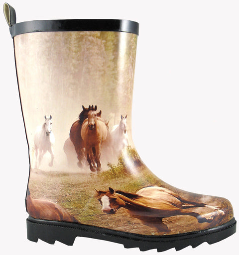 Smokey Mountain Boots Children’s Running Horse Rubber Boots