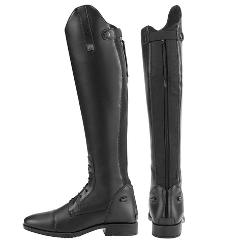 Riding Sport™ Ladies’ Black Synthetic Leather Field Boots