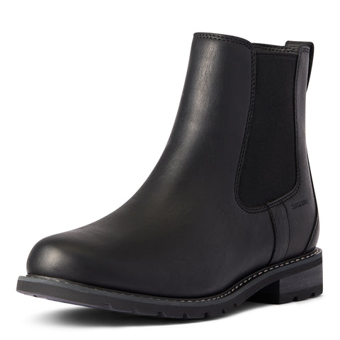 Ariat® Ladies’ Wexford Waterproof Chelsea Boots - Black-C Width / 6 - Lifestyle Footwear