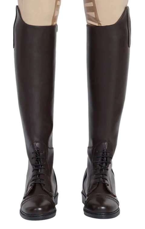 TuffRider® Children’s Starter Back-Zip Synthetic Leather Field Boots in Mocha