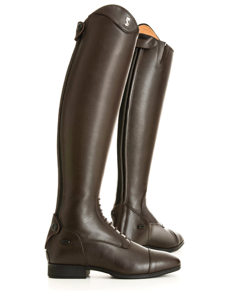 Tredstep™ Ladies’ Brown Medici II Field Boots - Xslim Regular / 36 - Tall Boots