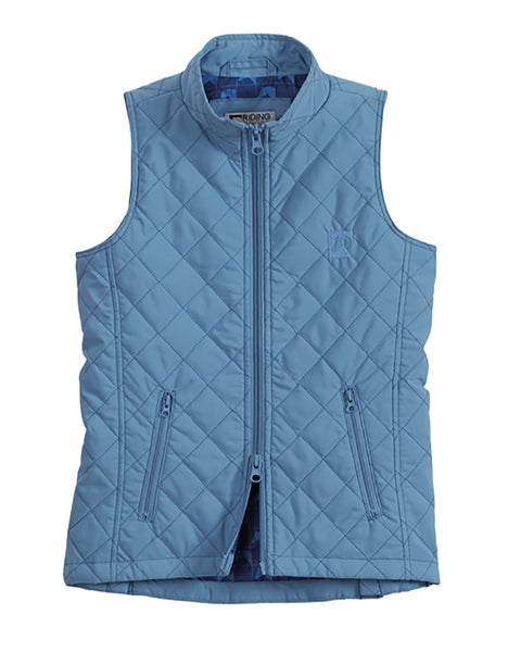 Riding Sport™ Kids’ Annie Vest - Cyaneous Blue / Small - Childs Vests