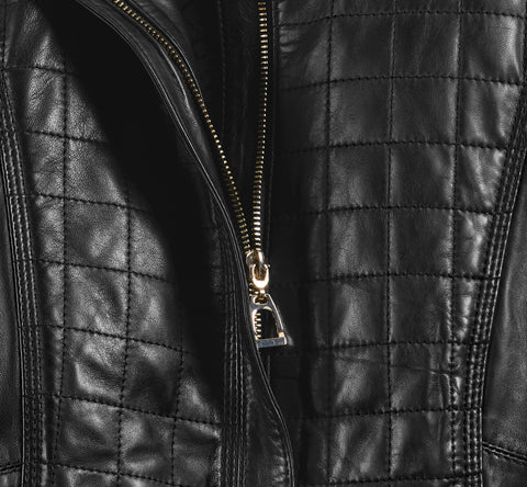 DS Ladies’ Moto Leather Jacket