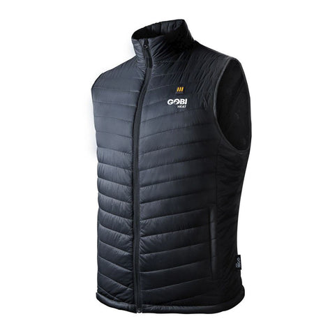 Gobi Heat® Men’s Dune 3-Zone Heated Vest - Onyx / 4Xl - Mens Vests