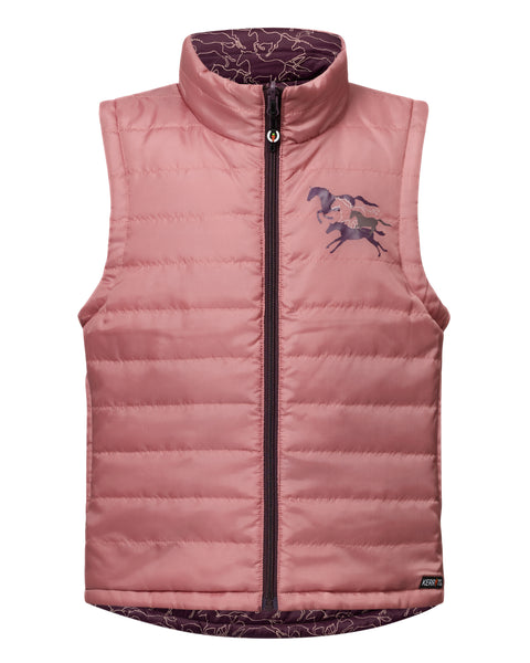 Kerrits® Kids’ Round Up Reversible Quilted Vest