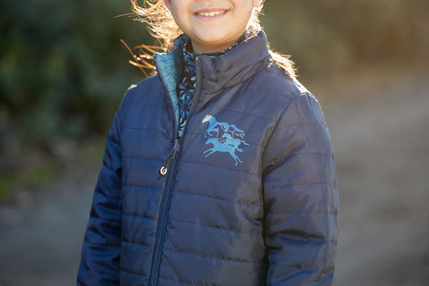 Kerrits® Kids’ Round Up Reversible Quilted Jacket