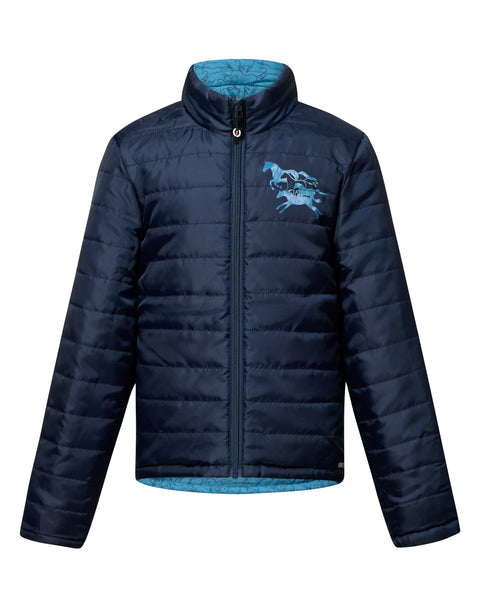 Kerrits® Kids’ Round Up Reversible Quilted Jacket