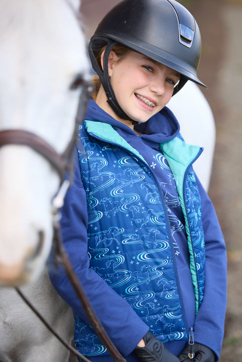 Kerrits® Kids' Ride The Wind Reversible Quilted Vest