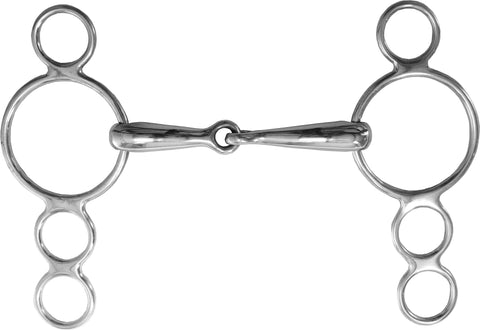 Suffolk™ 3-Ring Elevator Snaffle Bit
