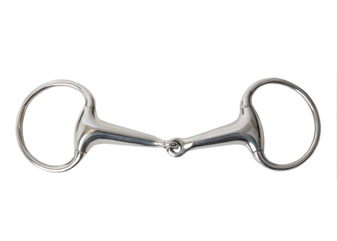 Lightweight Hollow Mouth Eggbutt Snaffle Bit