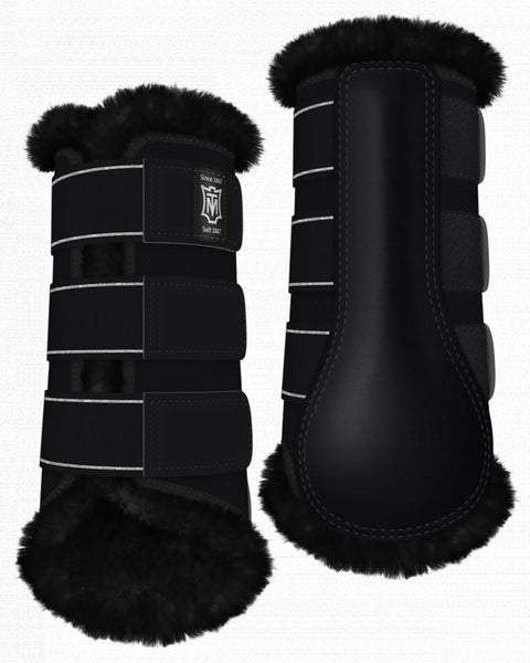 E.A. Mattes Front Sheepskin Boots