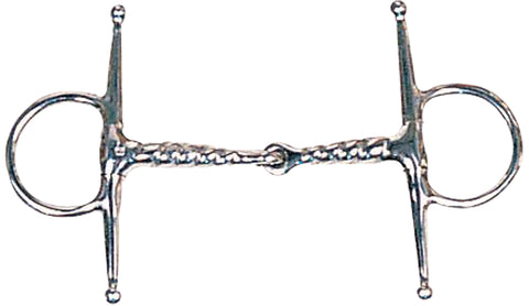 Suffolk™ Corkscrew Full Cheek Snaffle Bit
