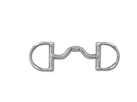 Myler® Ported Barrel D-Ring Bit with Hooks MB 33