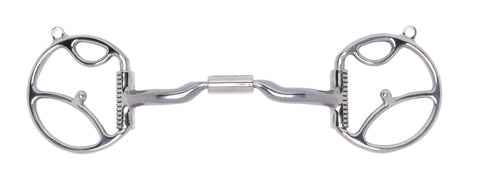 Myler Western Dee with Hooks and Low Port Comfort Snaffle MB 04
