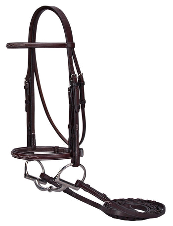 Suffolk™ Hunter Fancy-Stitched Bridle