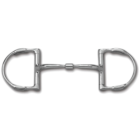 Myler Barrel Dee Comfort Snaffle Bit with Hooks MB 01
