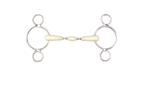 Happy Mouth Bits® Double-Jointed 2-Ring Elevator Bit