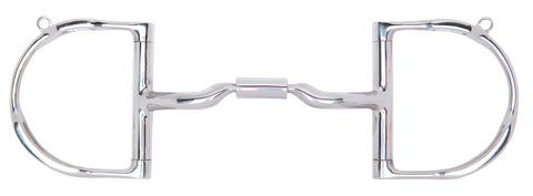 Myler® Low Port Comfort Snaffle Dee MB 04 Bit with Hooks
