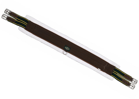 Henri de Rivel Synthetic Fleece Girth - Brown