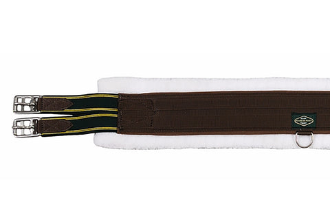 Henri de Rivel Synthetic Fleece Girth - Brown