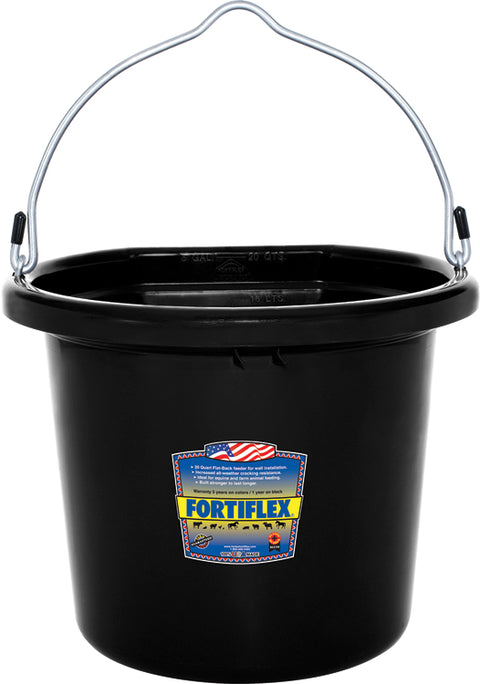 Fortiflex® 20-Quart FlatBack Bucket - Colors