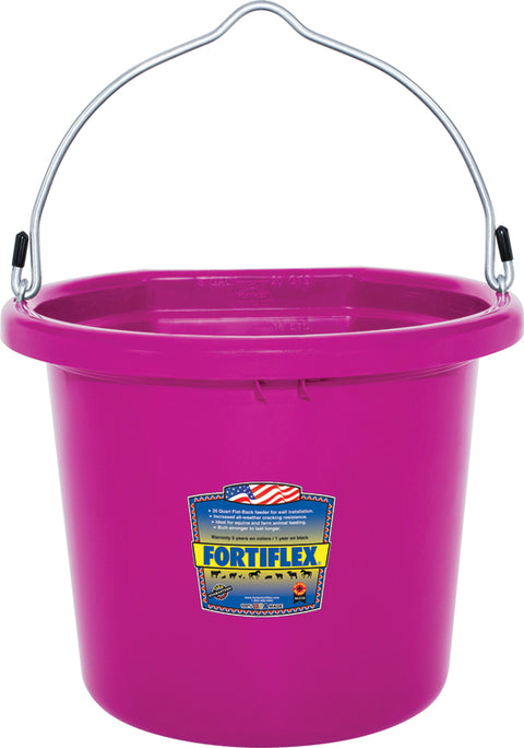 Fortiflex® 20-Quart FlatBack Bucket - Colors
