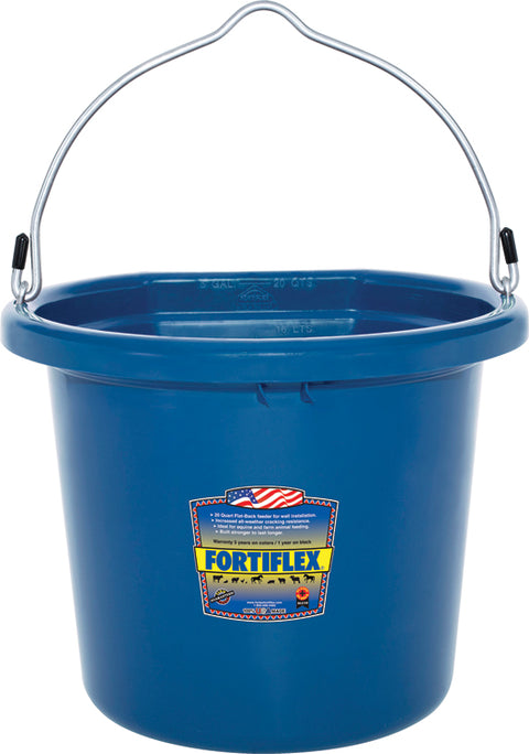 Fortiflex® 20-Quart FlatBack Bucket - Colors