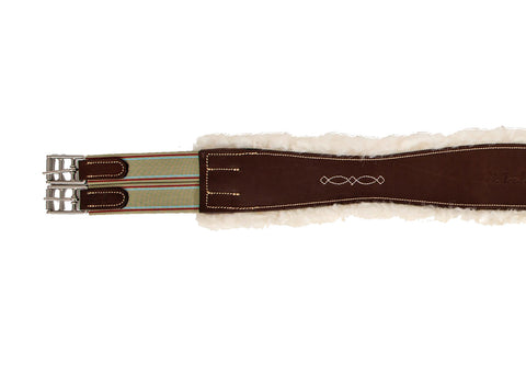 Marcel Toulouse Shaped Leather Girth with Replaceable Sheepskin Lining