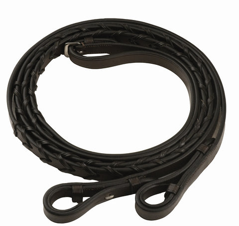 Henri De Rivel Pro Extra-Long Flat Laced Reins