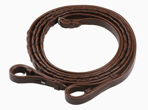Henri De Rivel Pro Extra-Long Flat Laced Reins
