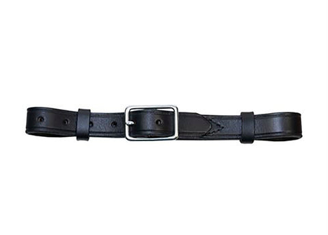 Perri’s® Leather Replacement Halter Chin Strap - Black/Silver / N/A - Halter Accessories