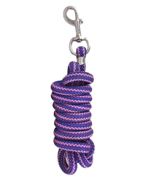 Nylon Pro Braided Lead Rope with Nickel-Plated Hardware