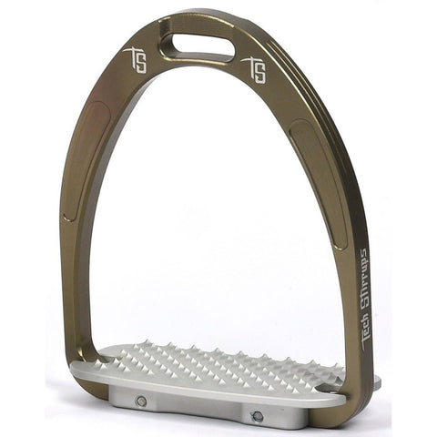 Tech Athena Jumper Stirrup Irons - Brown / 4 3/4 - Stirrup Irons