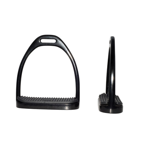 Metalab Aluminum Fillis Stirrups with Black Footpads