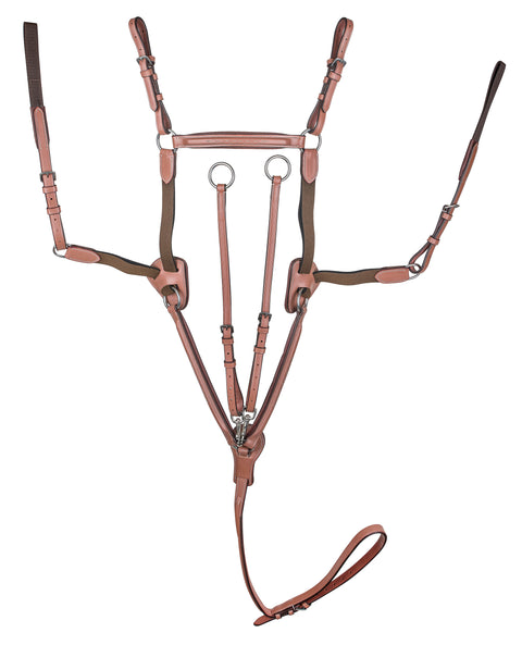 Laureate by Henri de Rivel Raised Fancy-Stitched 5-Point Breastplate with Running Attachment