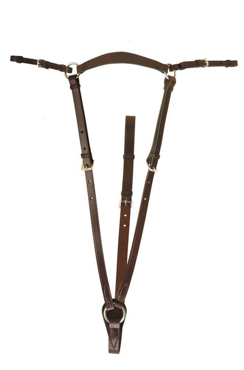 Tory Leather Company Heavy-Duty Hunt Breastplate with Stainless Steel