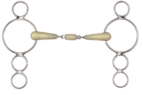 Happy Mouth Bits® Double-Jointed 3-Ring Elevator Bit