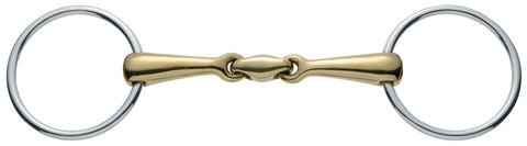Herm Sprenger® Copper Plus Double-Jointed Loose Ring Snaffle Bit (16mm)